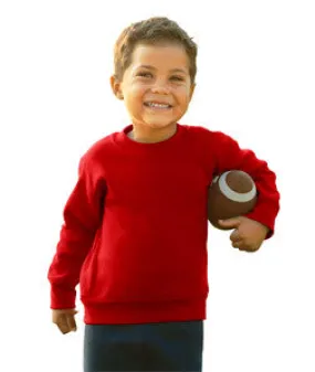3317 Rabbit Skins Toddler/Juvenile Crew Neck Sweatshirt Red