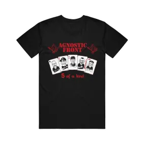 5 Of A Kind Black Tee