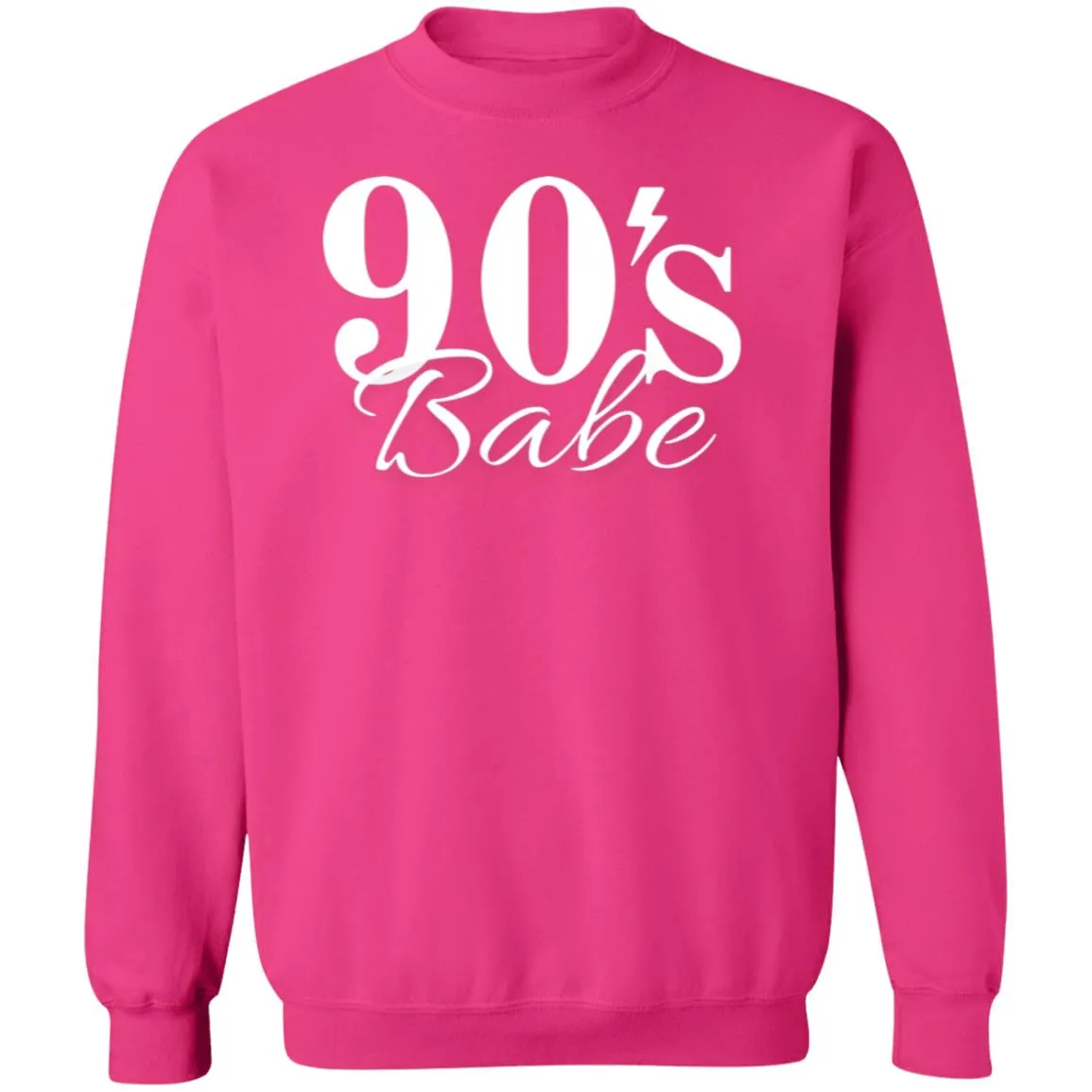 90's Babe Crewneck Pullover Sweatshirt