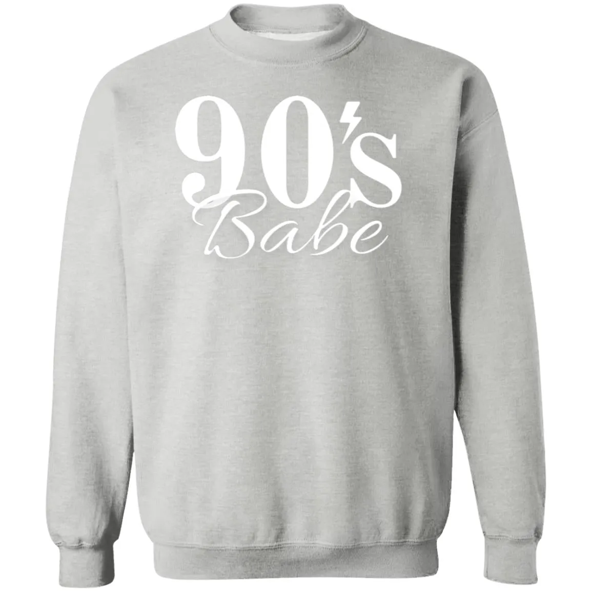 90's Babe Crewneck Pullover Sweatshirt