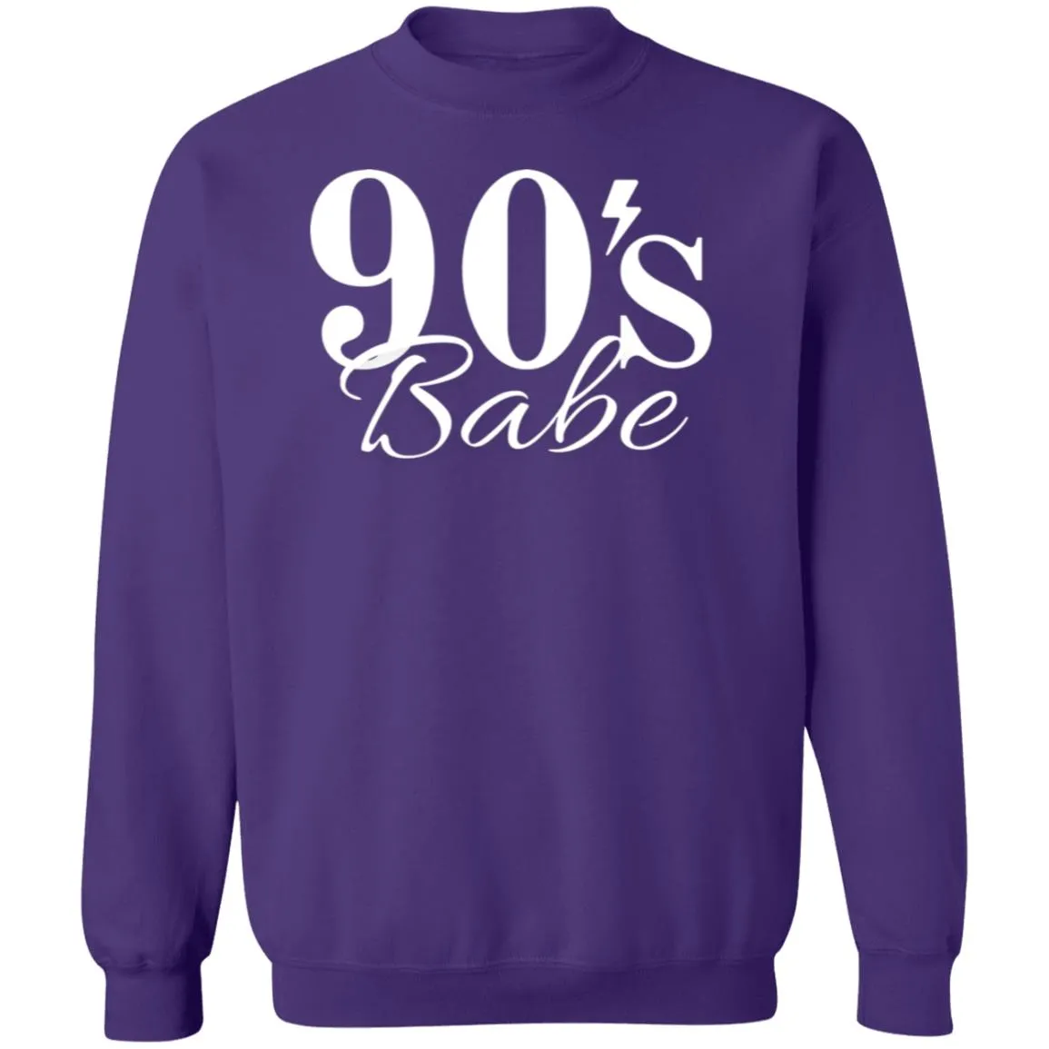 90's Babe Crewneck Pullover Sweatshirt