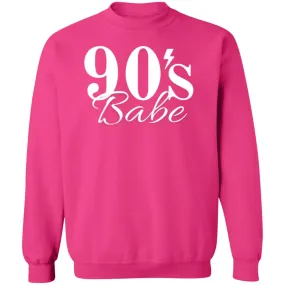 90's Babe Crewneck Pullover Sweatshirt
