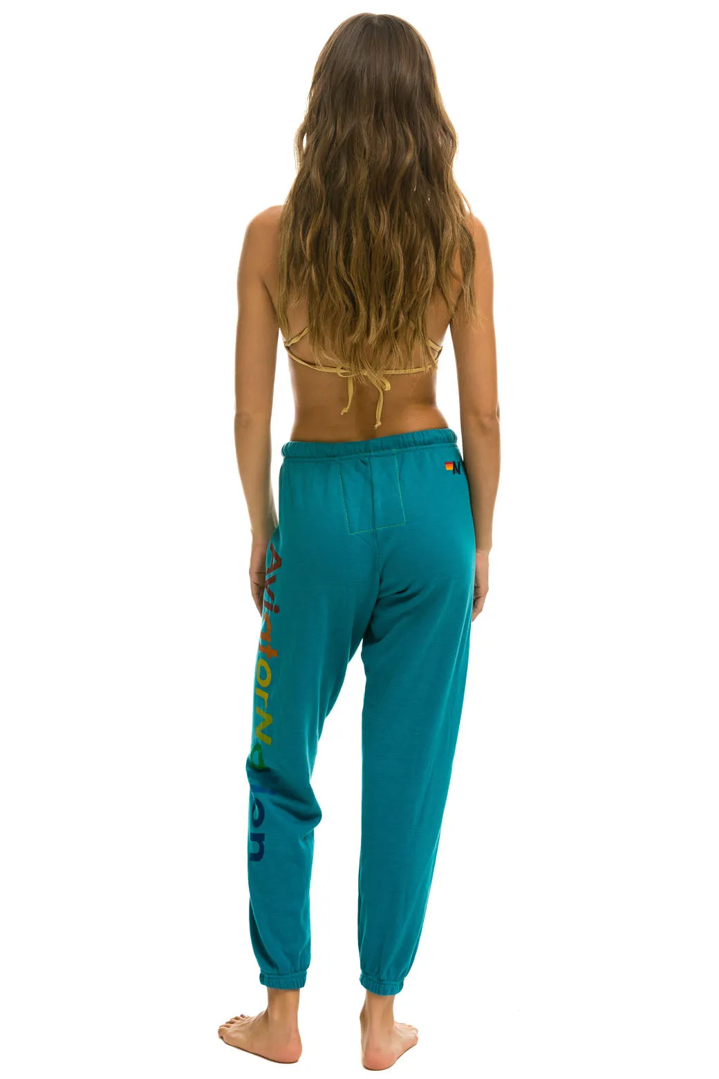 AVIATOR NATION SWEATPANTS - TEAL