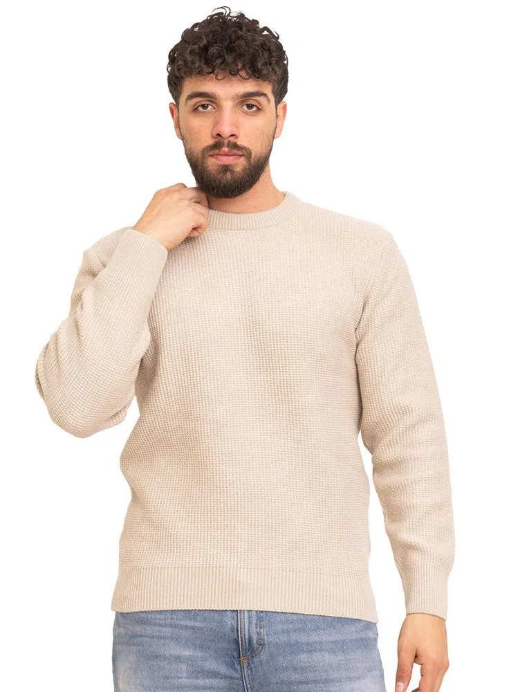 Beige-Design 7012 VIG-Round Pullover