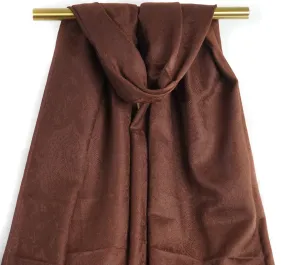 Brown Royal Paisley Pashmina Scarf Bohemian Shawl