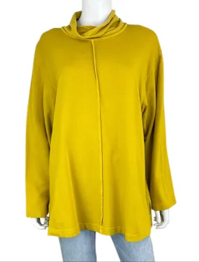 bryn WALKER Mustard Pullover Top Size S