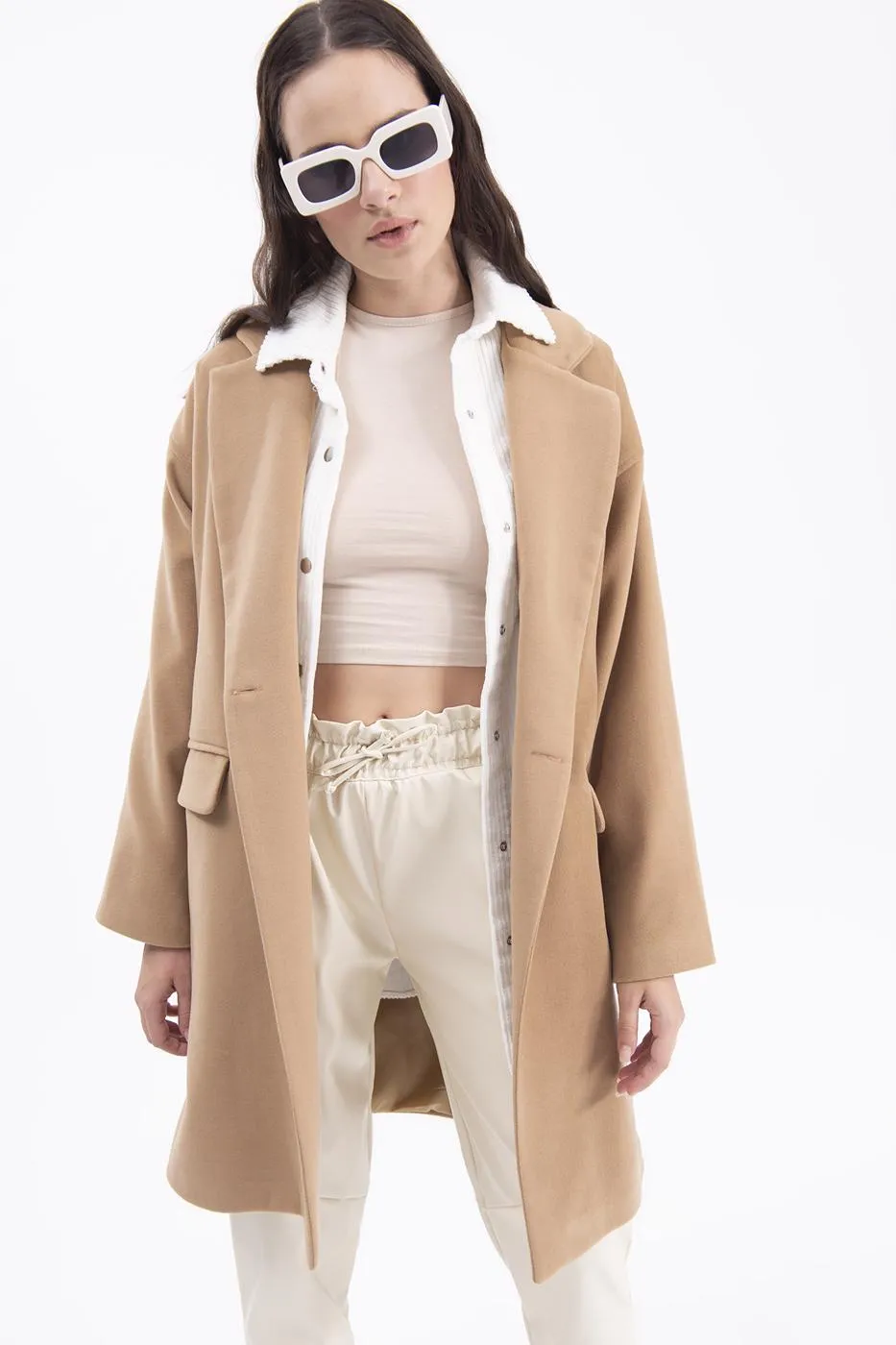 BSL Women Oversize cachet coat - Cedar Hill