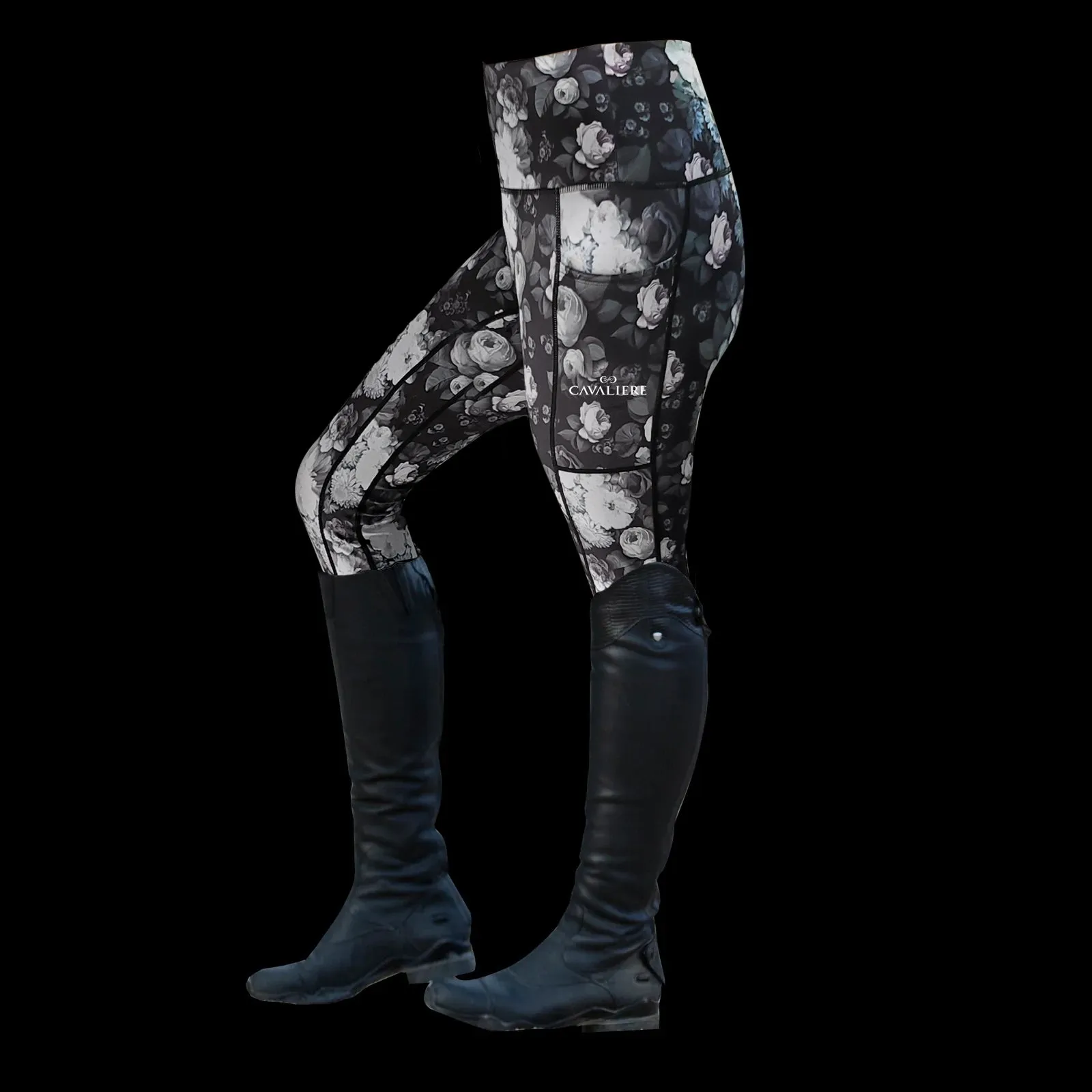 Cavaliere Couture The Grand Prix Riding Tight in Evening Ride Floral