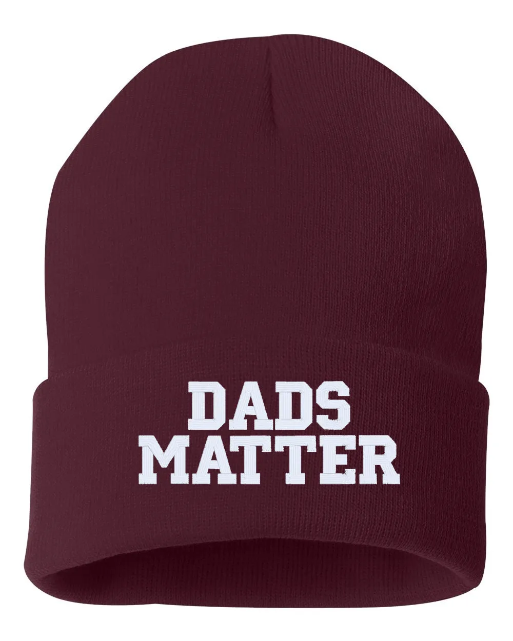 DADS MATTER Embroidered Cuffed Beanie Hat