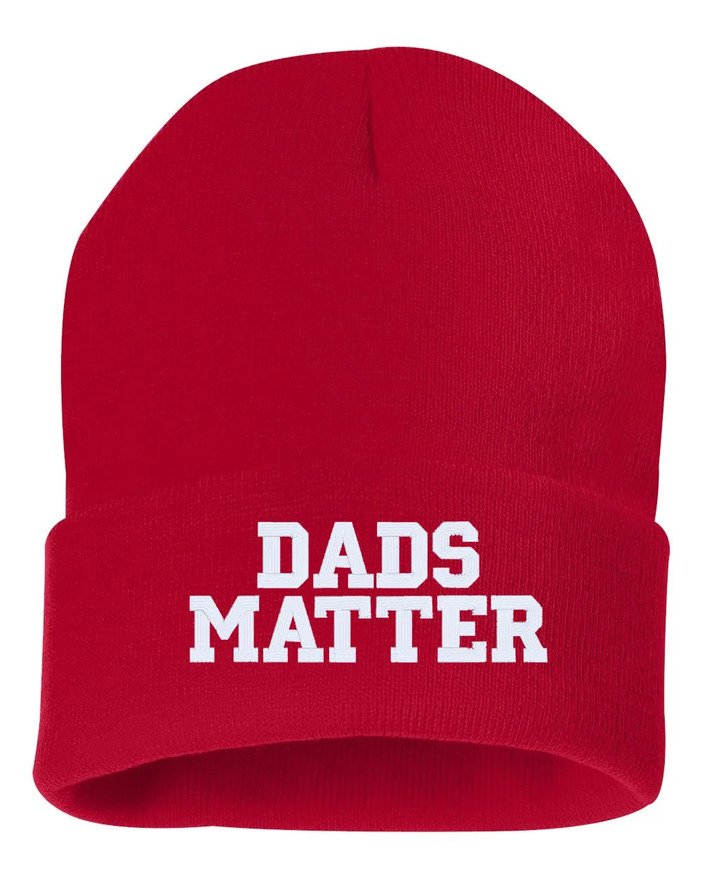 DADS MATTER Embroidered Cuffed Beanie Hat