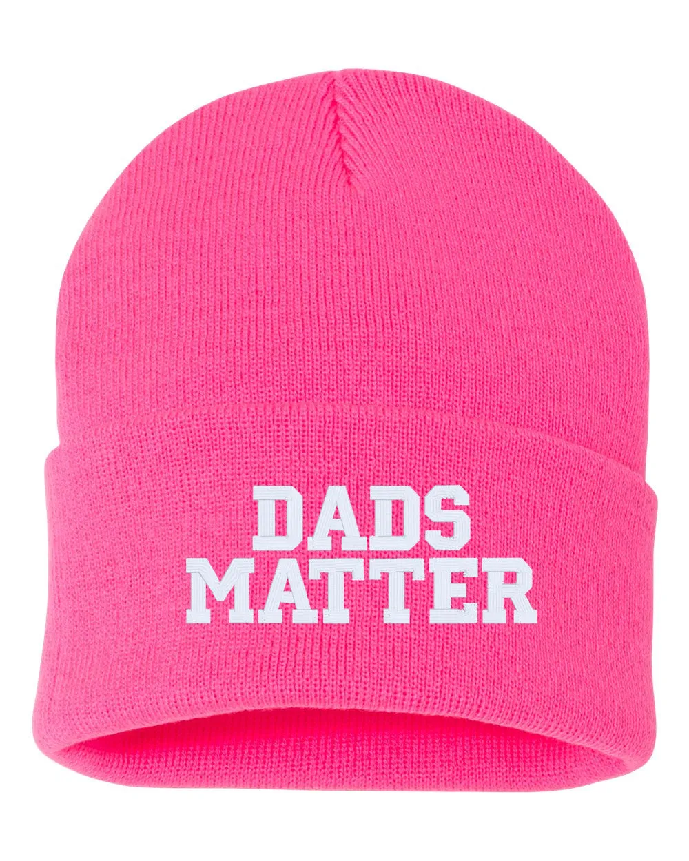 DADS MATTER Embroidered Cuffed Beanie Hat