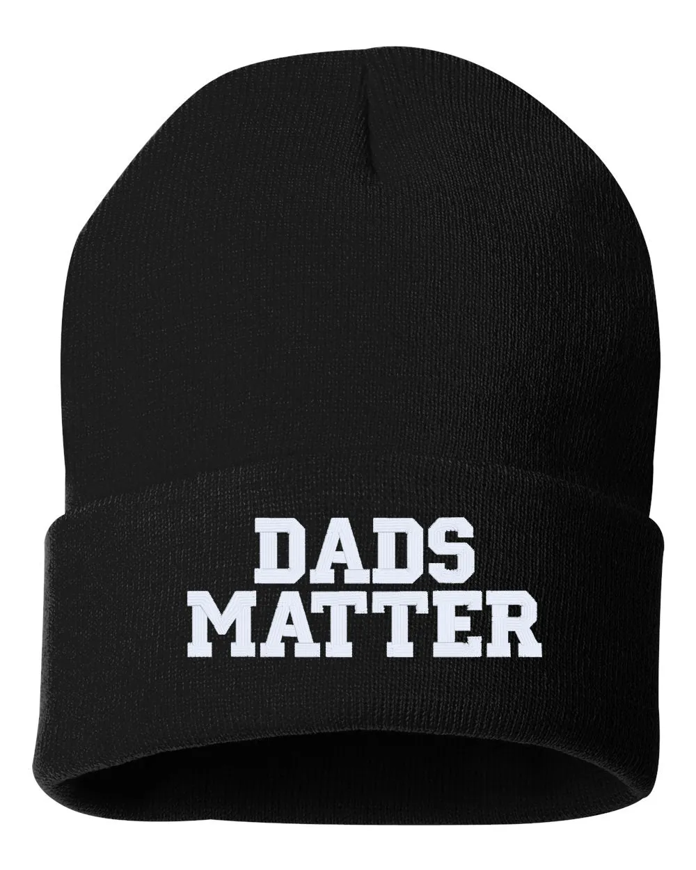 DADS MATTER Embroidered Cuffed Beanie Hat
