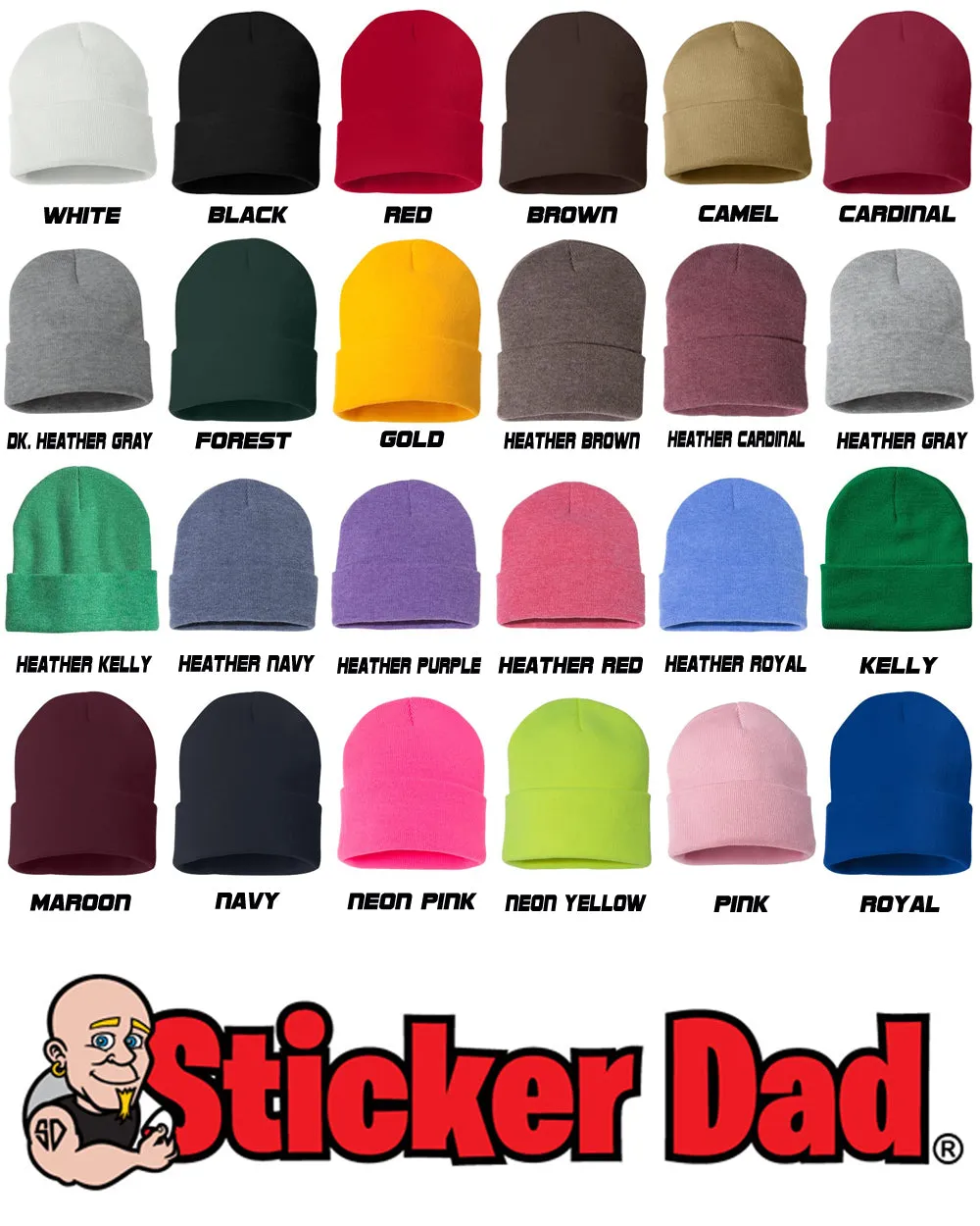 DADS MATTER Embroidered Cuffed Beanie Hat