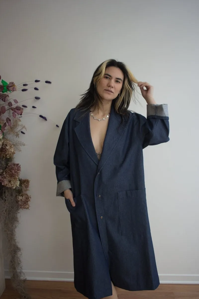 Devlyn van Loon Overcoat (Organic Denim)