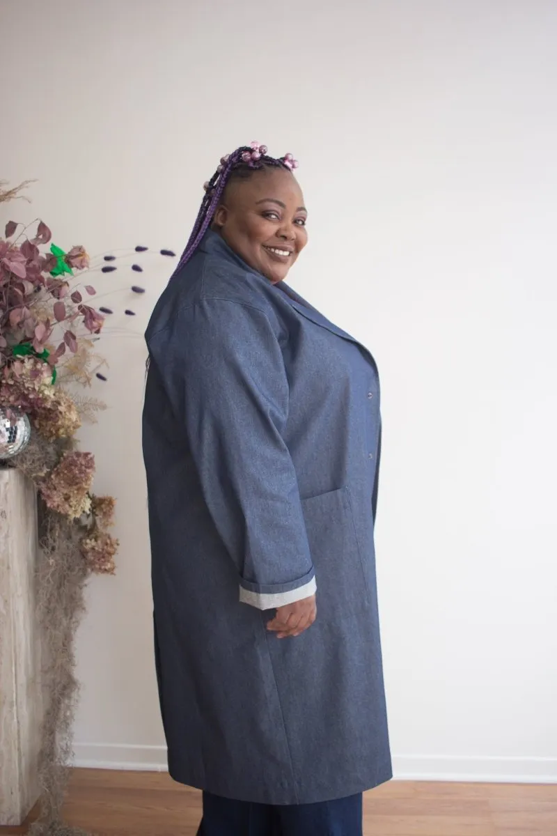 Devlyn van Loon Overcoat (Organic Denim)