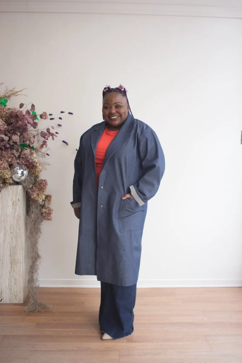Devlyn van Loon Overcoat (Organic Denim)