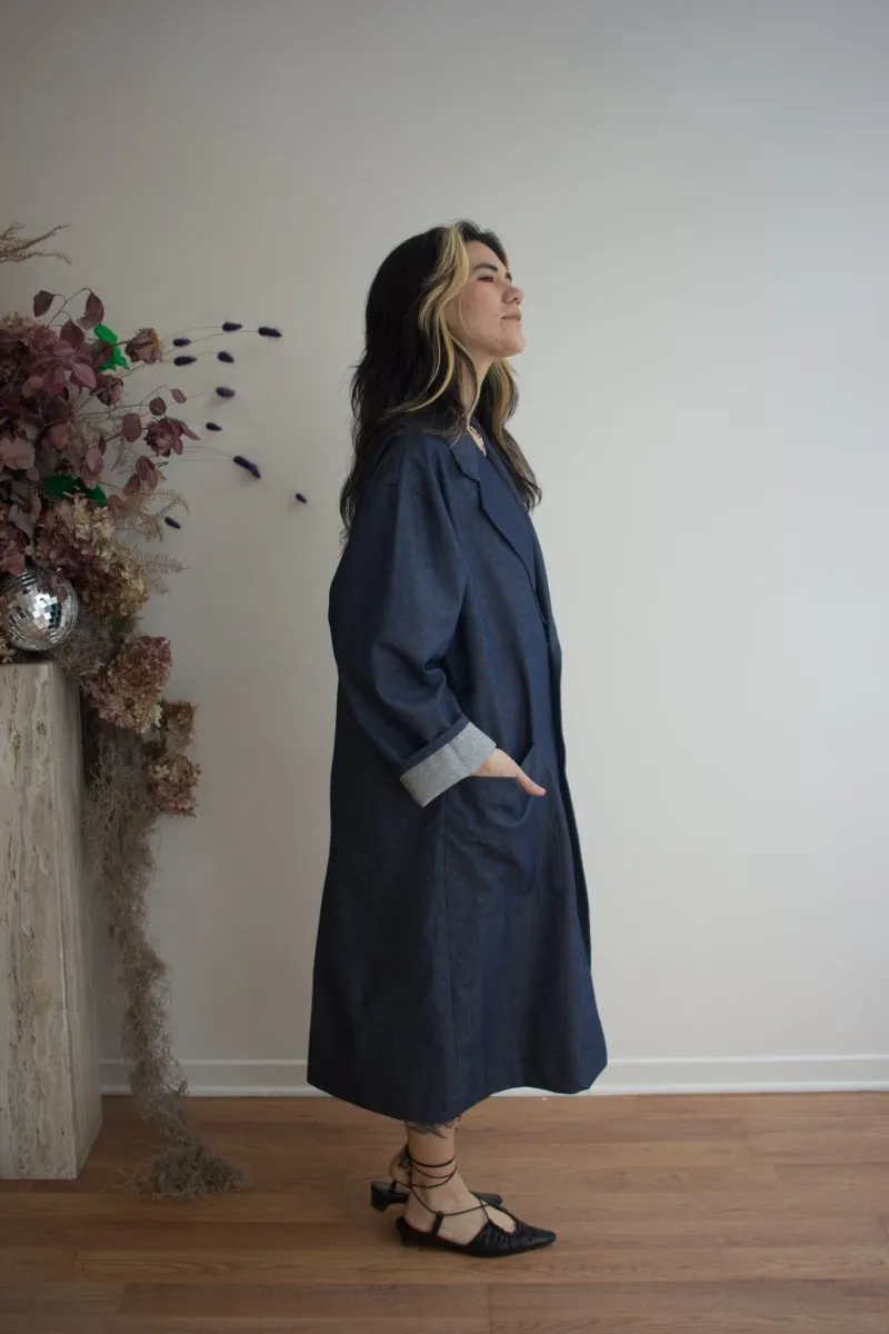 Devlyn van Loon Overcoat (Organic Denim)