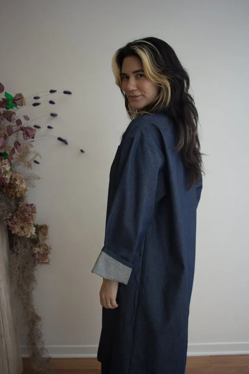 Devlyn van Loon Overcoat (Organic Denim)