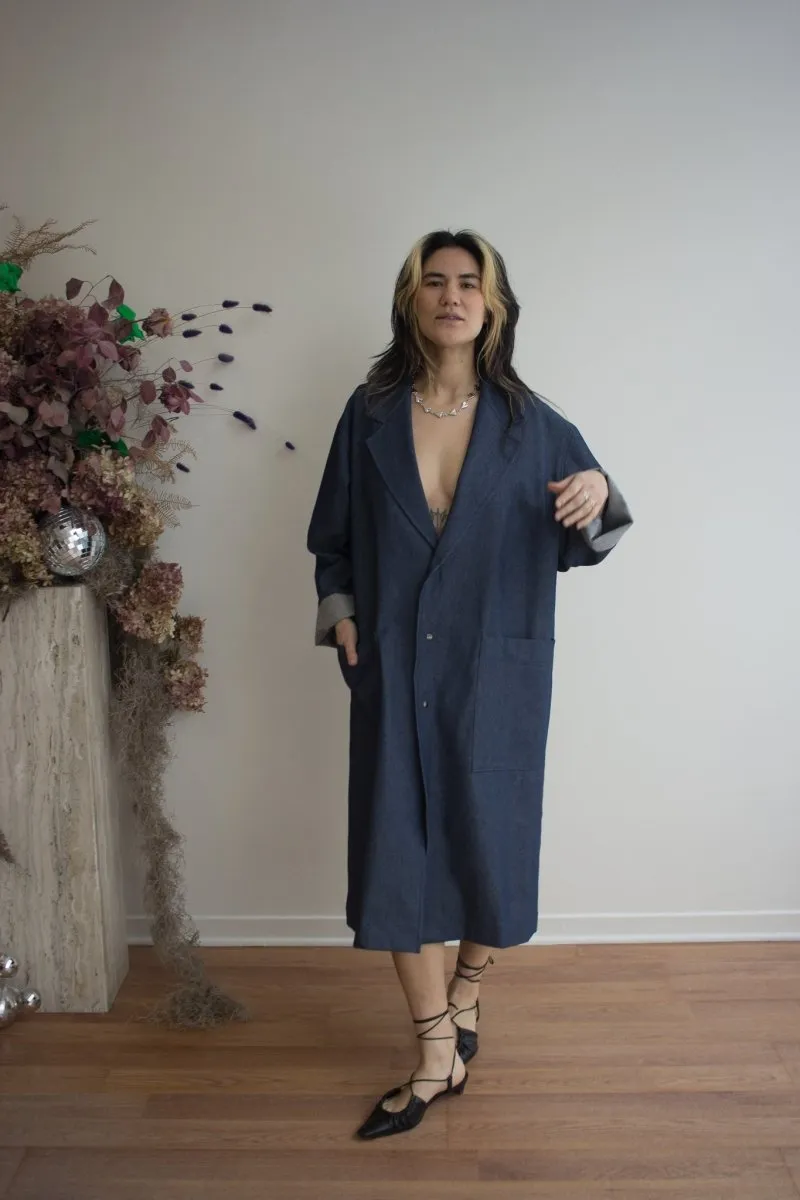 Devlyn van Loon Overcoat (Organic Denim)