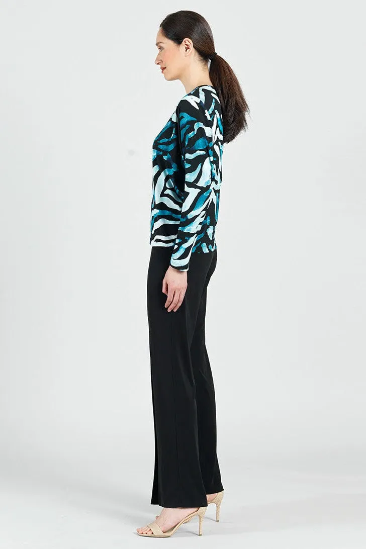 Dolman Sleeve Top - Geo Zebra