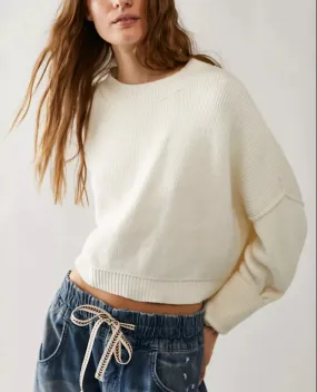 Easy Street Crop Pullover Sweater
