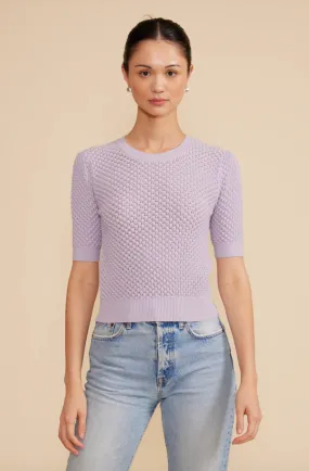 Elise Knit Top Lavender