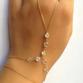 Fashion crystal multi-link bracelet