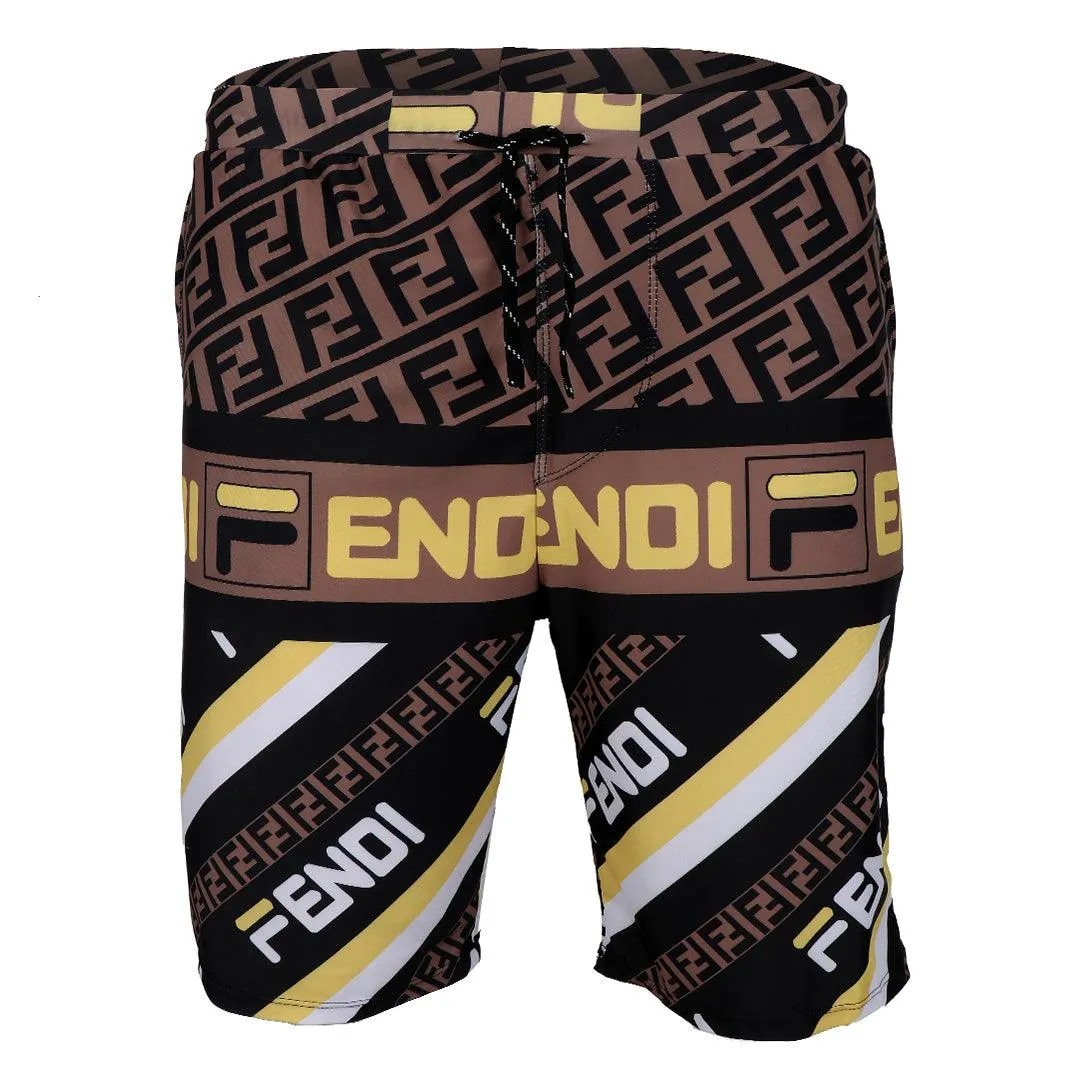 Fendi Blocked Colors Lightweight Short-Multi Color