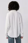 Foster Waffle Knit Button Down - White