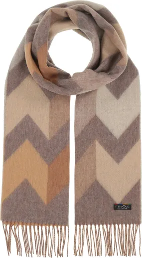 FRAAS - The Scarf Company - Chevron Zig Zag Eco: Grey