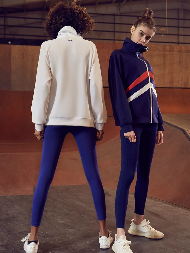 GYMNA MULTI STRIPE TRACK JACKET