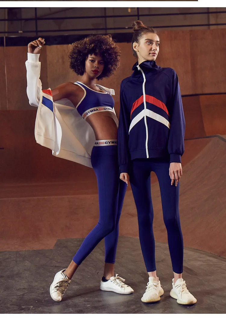 GYMNA MULTI STRIPE TRACK JACKET