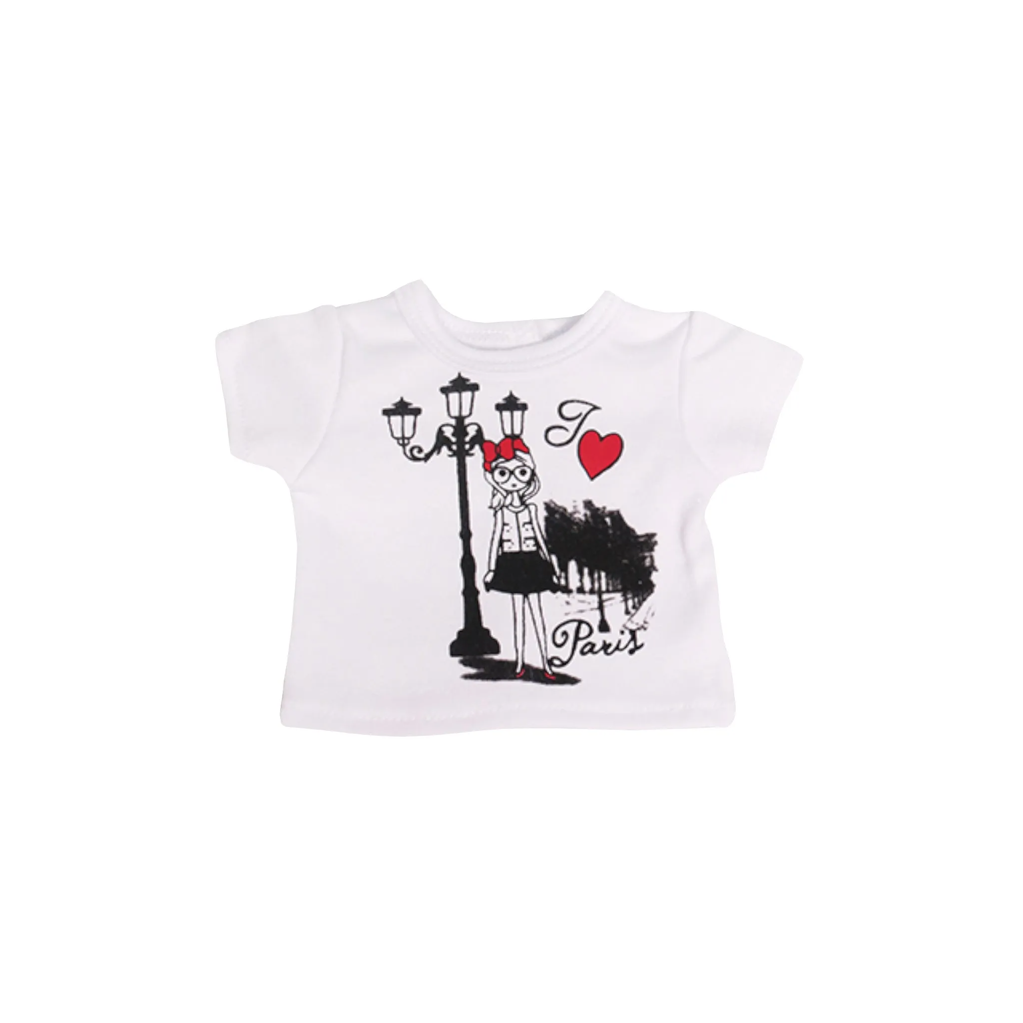 I Heart Paris T-Shirt for 18-inch dolls