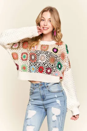 In My Crochet Era Crop Top