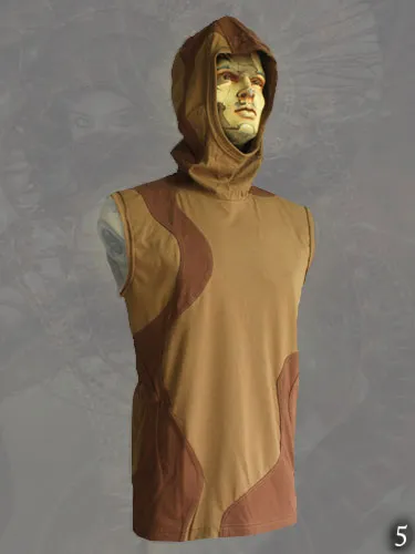 Labyrinth sleeveless Hoodie