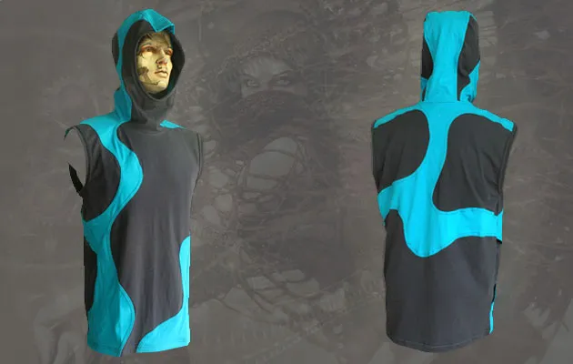 Labyrinth sleeveless Hoodie