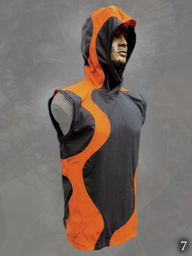 Labyrinth sleeveless Hoodie