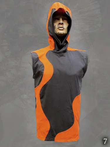 Labyrinth sleeveless Hoodie