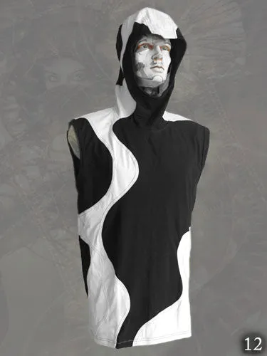 Labyrinth sleeveless Hoodie