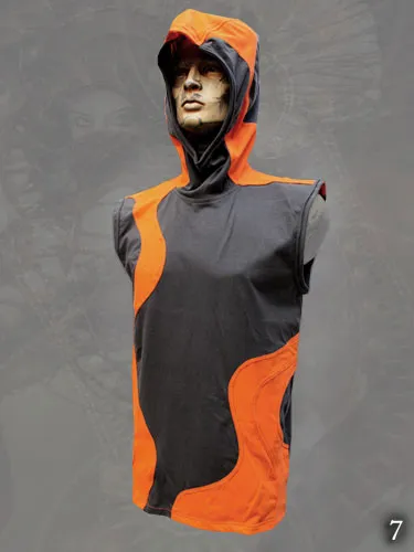 Labyrinth sleeveless Hoodie