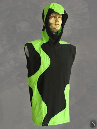 Labyrinth sleeveless Hoodie