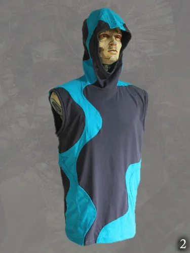 Labyrinth sleeveless Hoodie