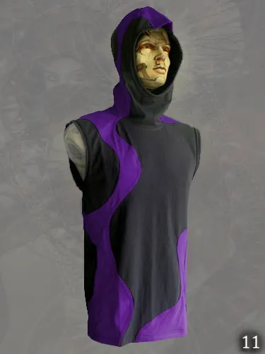 Labyrinth sleeveless Hoodie