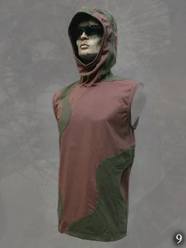 Labyrinth sleeveless Hoodie