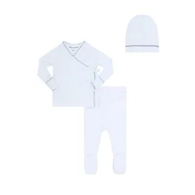 Little Parni Baby Pico Set- White/Light  Blue