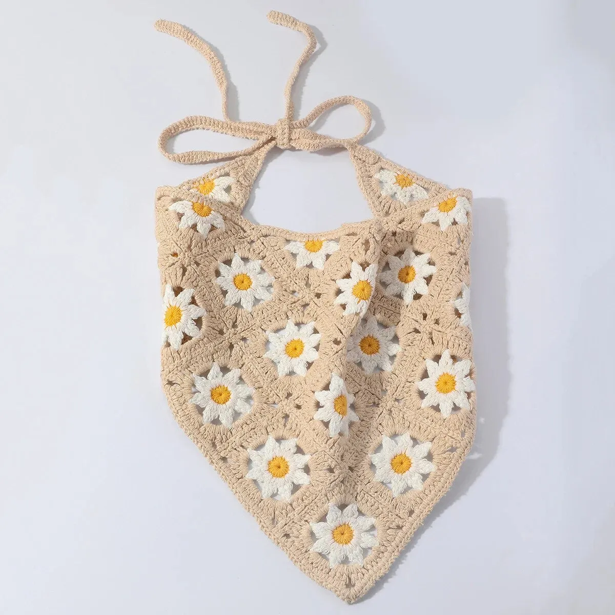 Lolita Bohemian Crochet Head Scarf