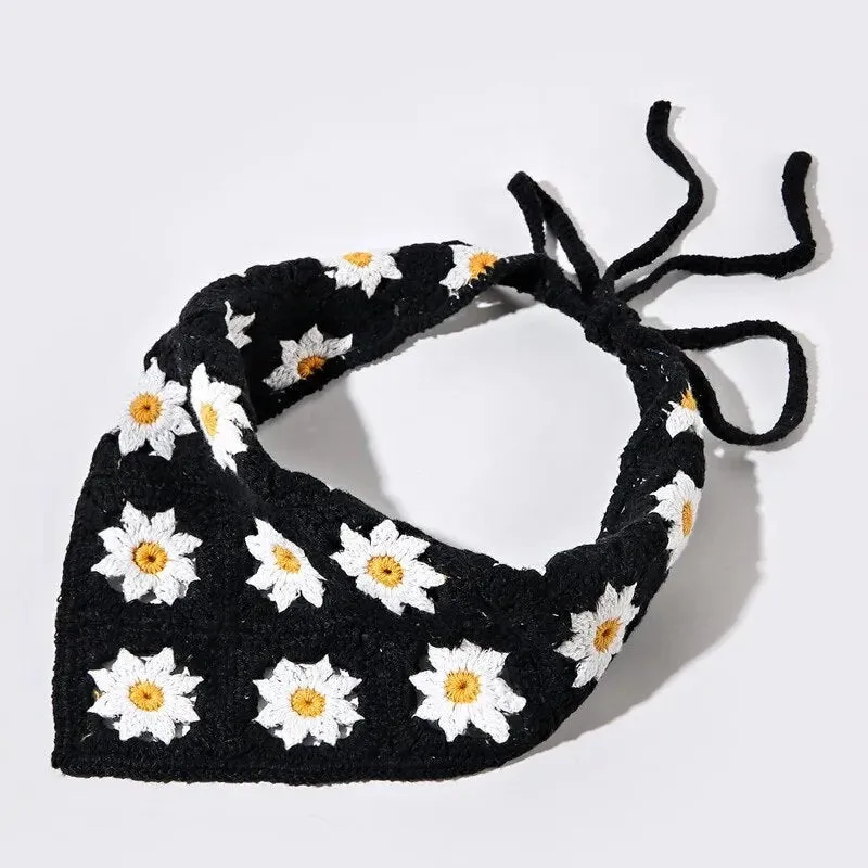 Lolita Bohemian Crochet Head Scarf