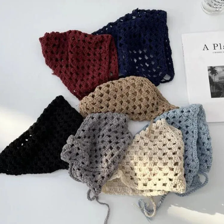 Lolita Bohemian Crochet Head Scarf