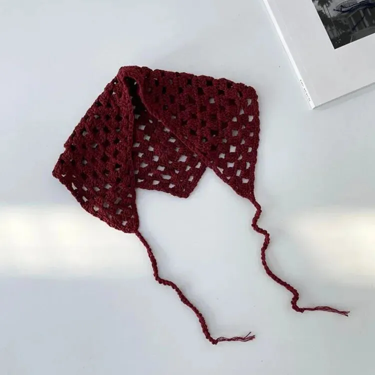 Lolita Bohemian Crochet Head Scarf
