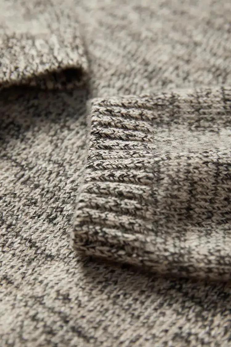 Luxe Italian Yarn Heaveyweight Crewneck Cashmere Sweater